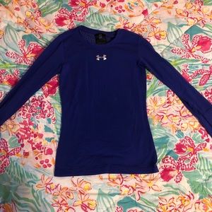 Royal Blue Under Armour Long Sleeve Top